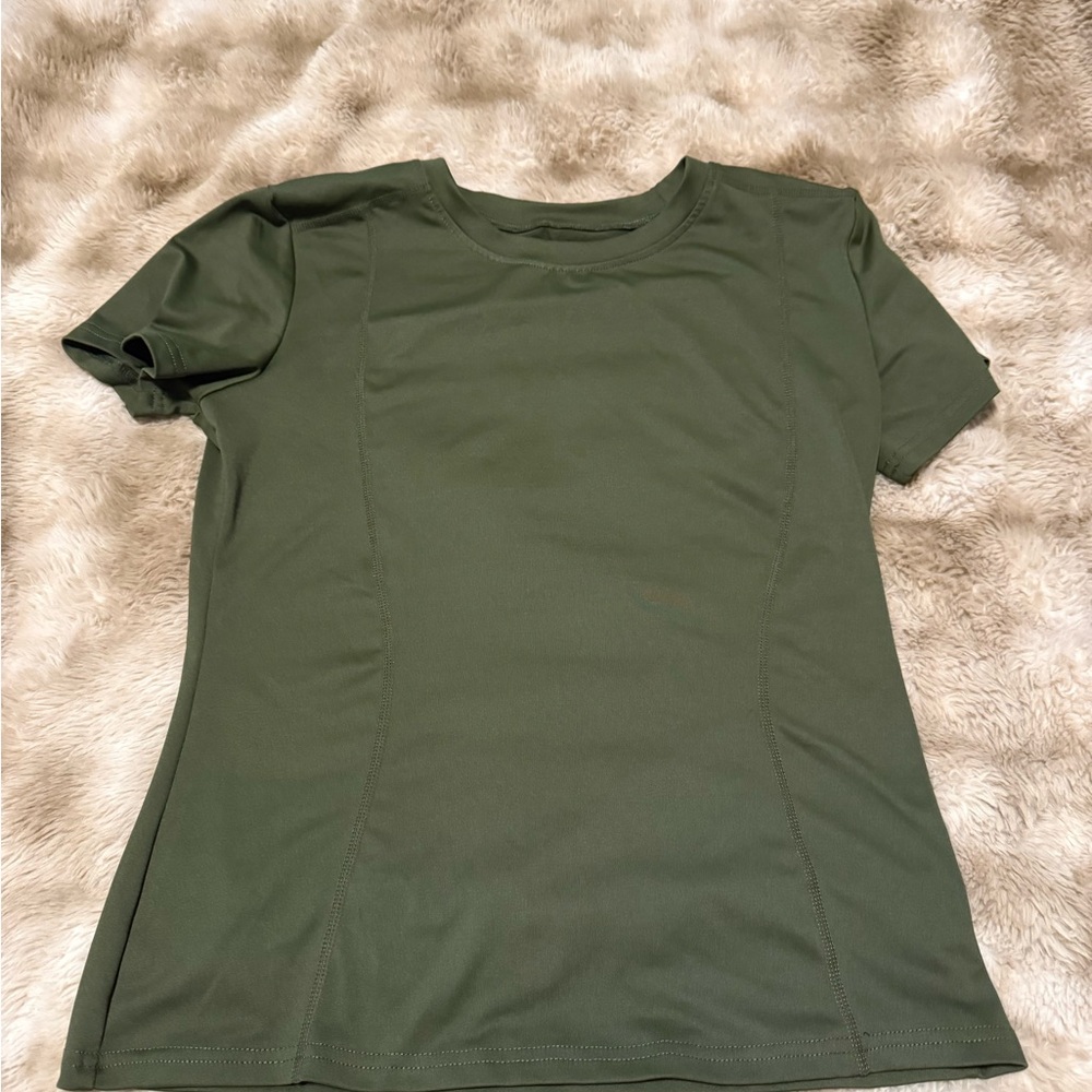 Amazon Dark Green Women's workout Top